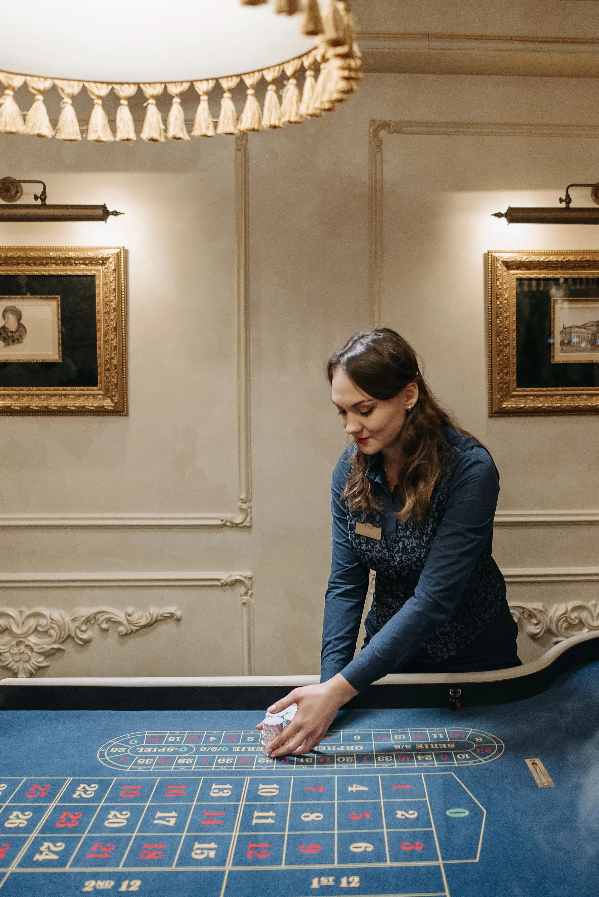 Professional dealer hosting a game at LaviraHotelSuites Casino